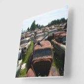 Old Car Wall Clock Garage Clock Vierkante Klok (Hoek)