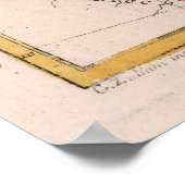 Old Caribbean Map (1785) West Indies Atlas Poster (Hoek)