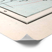 Old Caribbean Map (1901) West Indies Atlas Poster (Hoek)