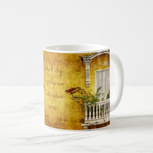 Old Cartagena Coffee Mok (Voorkant rechts)