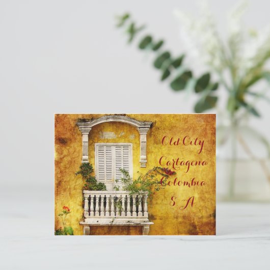 Old Cartagena Post Card Briefkaart (Staand voorkant)