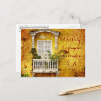 Old Cartagena Post Card
