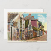 Old Charlotte Street, Augustine, Florida Briefkaart (Voorkant / Achterkant)