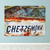 Old Chetzemoka Boat 2 Canvas Afdruk (Insitu (Houten vloer))
