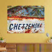 Old Chetzemoka Boat 2 Canvas Afdruk (Insitu (Woonkamer))