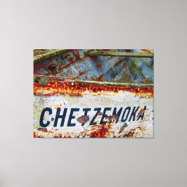 Old Chetzemoka Boat 2 Canvas Afdruk