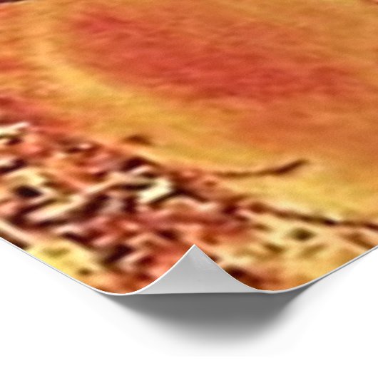 Old Chevy Farming Truck Poster (Hoek)