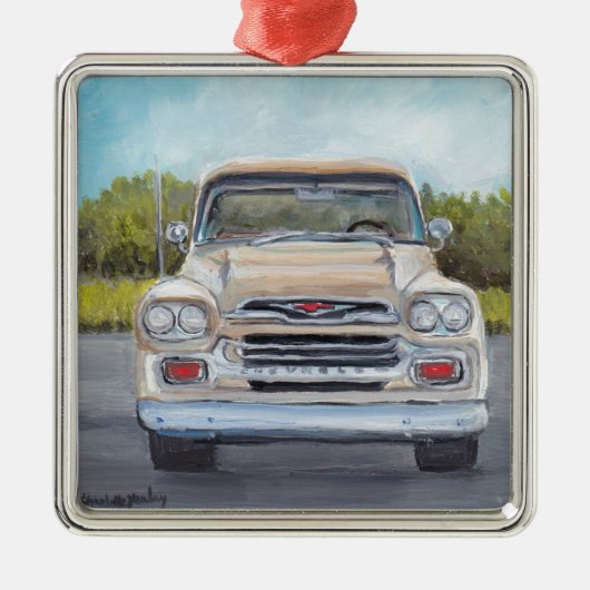 Old Chevy Truck Automobile Ornament (Voorkant)