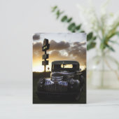 Old Chevy Truck Briefkaart (Staand voorkant)