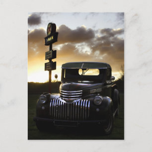 Old Chevy Truck Briefkaart