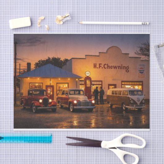 Old Chewning Store- Spotsylvania  Tissuepapier (Craft)