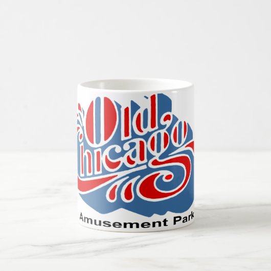 Old Chicago Amusement Park, Bolingbrook, Illinois Koffiemok (Center)