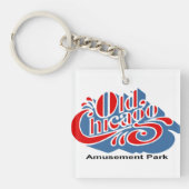 Old Chicago Amusement Park, Bolingbrook, Illinois Sleutelhanger (Voorkant)