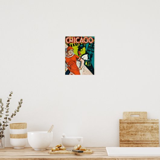 Old Chicago Poster (Keuken)