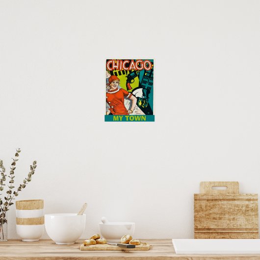 Old Chicago Poster (Keuken)