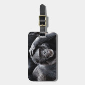 Old Chimpansee Custom bagagelabel (Voorkant verticaal)