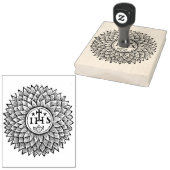 Old Christogram IHS Rubber Stamp Rubberstempel (Gestempeld)