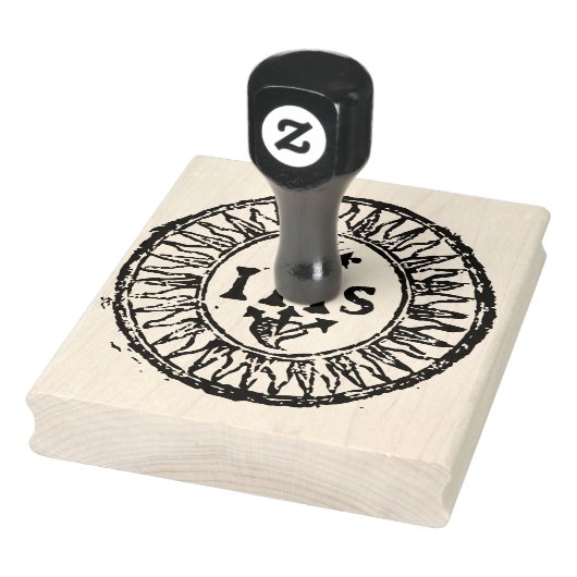 Old Christogram Rubber Stamp Rubberstempel (Stempel)