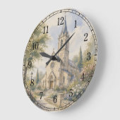 Old Church Wall Clock — Historic Landscape Design Grote Klok (Hoek)