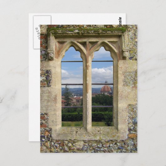 Old Church Window Briefkaart (Voorkant / Achterkant)