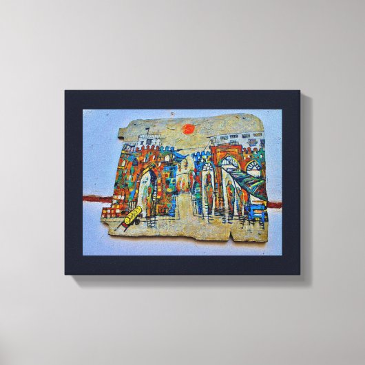 Old City Art Canvas Afdruk (Voorkant)