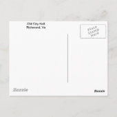 Old City Hall, Richmond, VA in lente Briefkaart (Achterkant)