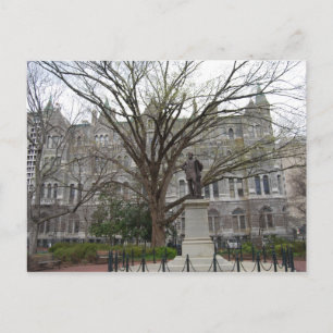 Old City Hall, Richmond, VA in lente Briefkaart