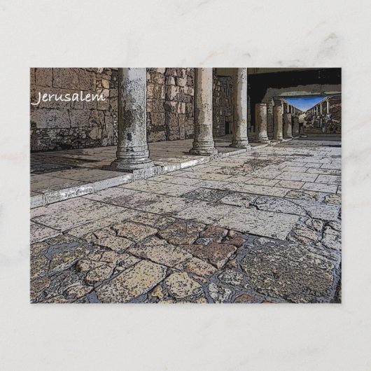 Old city Jerusalem Briefkaart (Voorkant)