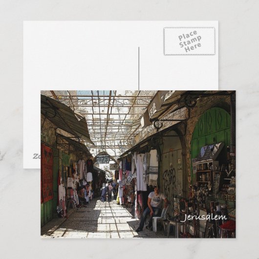 Old City Jerusalem Briefkaart (Voorkant / Achterkant)