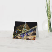 Old City Kerstmis Bedankkaart (Voorkant)