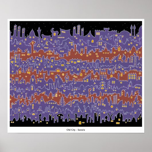 Old City - Sana'a - Print (Voorkant)