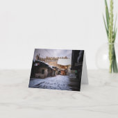 Old City Snow Bedankkaart (Voorkant)