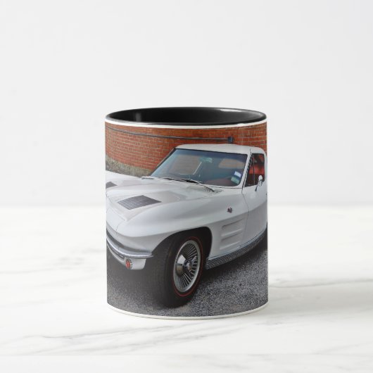 Old Classic Corvette Car Mok Cup (Midden)