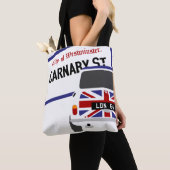 Old Classic Original 1960's London Mini Car Tote Bag (Dichtbij)