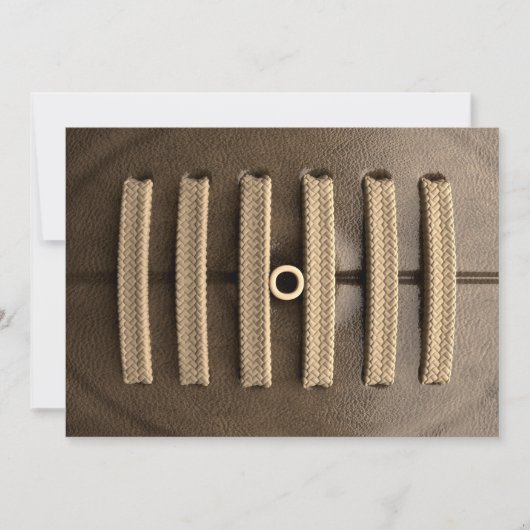 Old Classic Retro Rugby Ball (Voorkant)