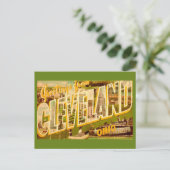Old Cleveland Ohio Postcard Briefkaart (Staand voorkant)