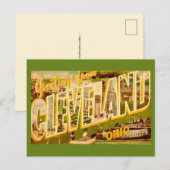 Old Cleveland Ohio Postcard Briefkaart (Voorkant / Achterkant)