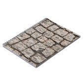 Old cobble stone pattern at the streetabstract, an notitieboek (Linkerzijde)