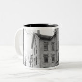 Old College, Evanston, gebouwd in 1855 Tweekleurige Koffiemok (Voorkant links)