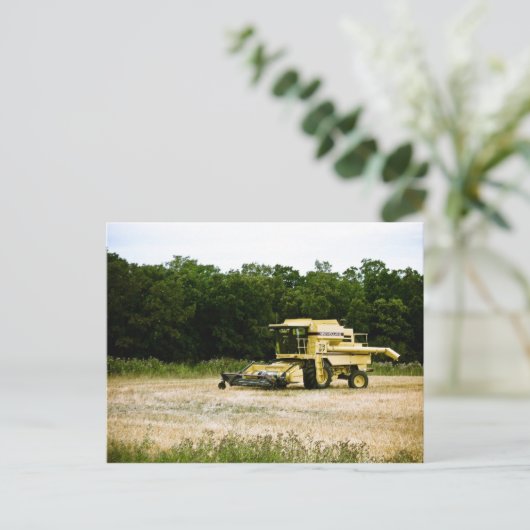 Old Combine 01 Briefkaart (Staand voorkant)