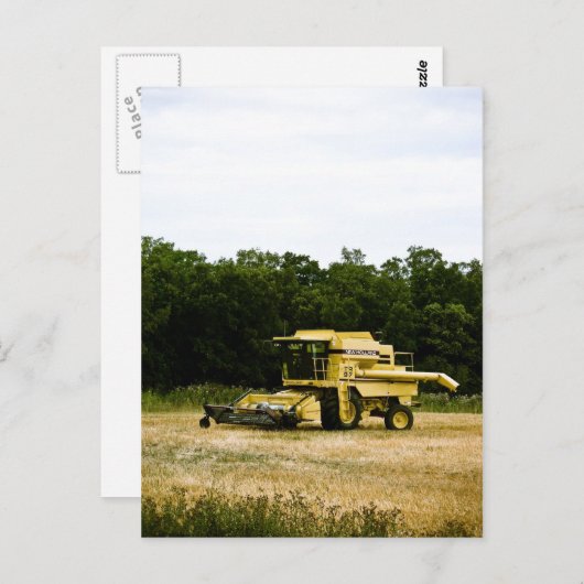 Old Combine 02 Briefkaart (Voorkant / Achterkant)