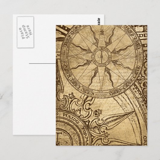 Old Compass Roos Briefkaart (Voorkant / Achterkant)