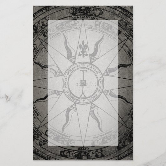 Old Compass Roos Briefpapier (Voorkant)