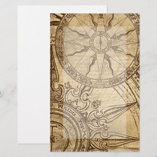 Old Compass Roos Briefpapier (Voorkant / Achterkant)