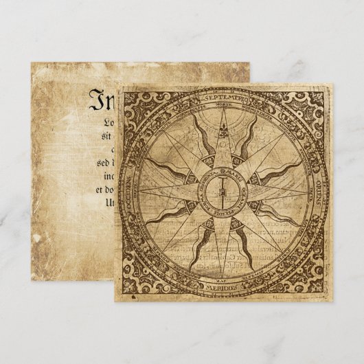 Old Compass Roos Kaart (Voorkant / Achterkant)