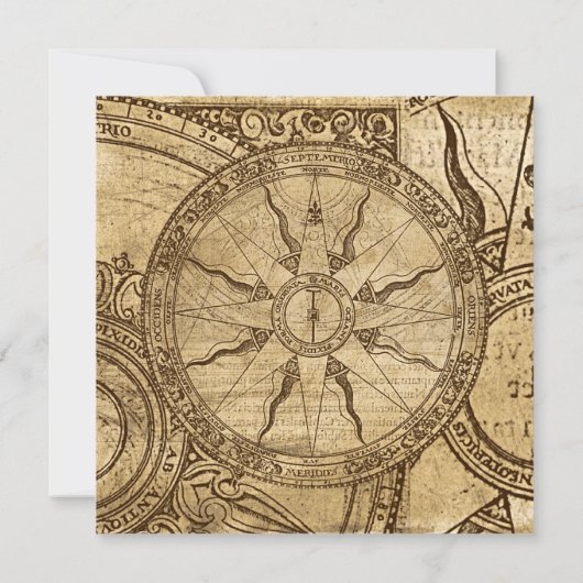 Old Compass Roos Kaart (Achterkant)