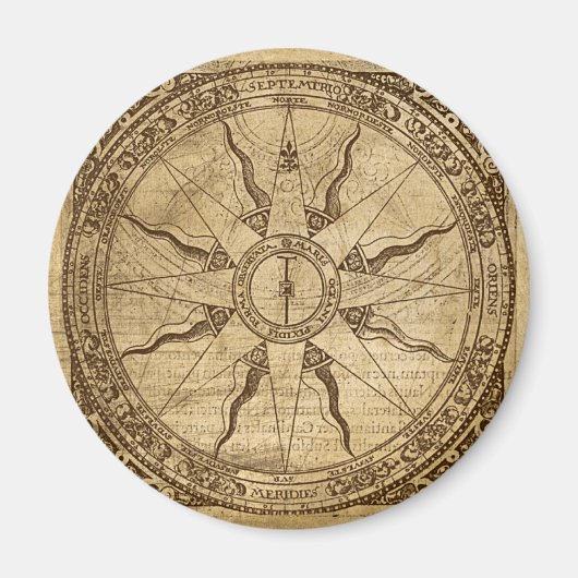 Old Compass Roos Magneet (Voorkant)