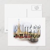 Old Conoco Gas Station, Texas - Route 66 Briefkaart (Voorkant / Achterkant)