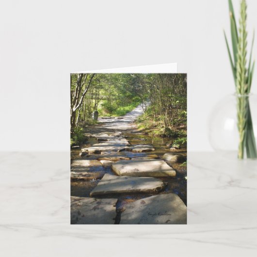 Old Copper Road Copperhill Tennessee Ocoee River Kaart (Voorkant)