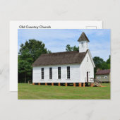 Old Country Church briefkaart (Voorkant / Achterkant)